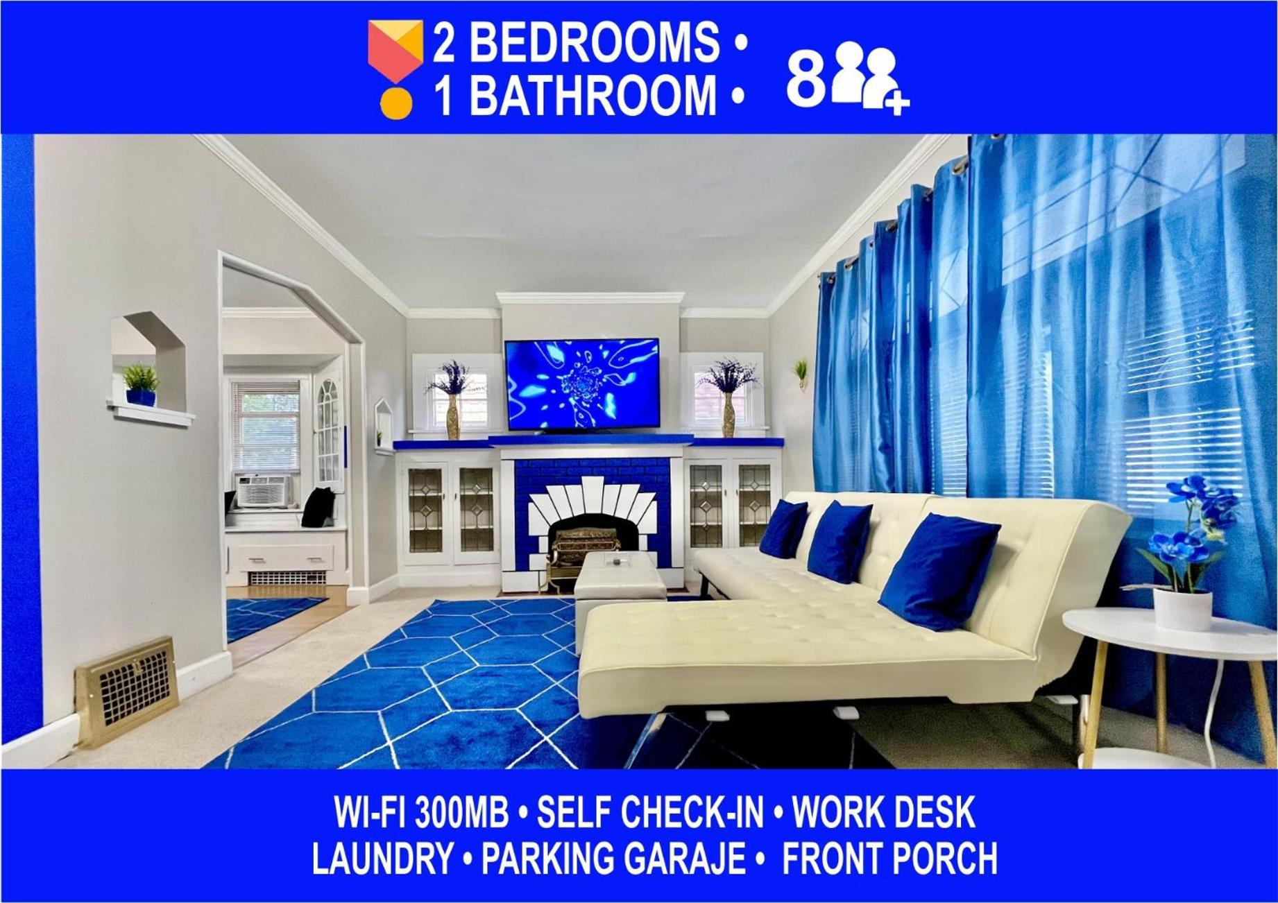 The Sapphire Haven - Your Old Brooklyn Oasis Awaits Families, Couples, Business Travelers Near Downtown With Parking, 300 Mb Wifi & Self Check-In Cleveland Bagian luar foto