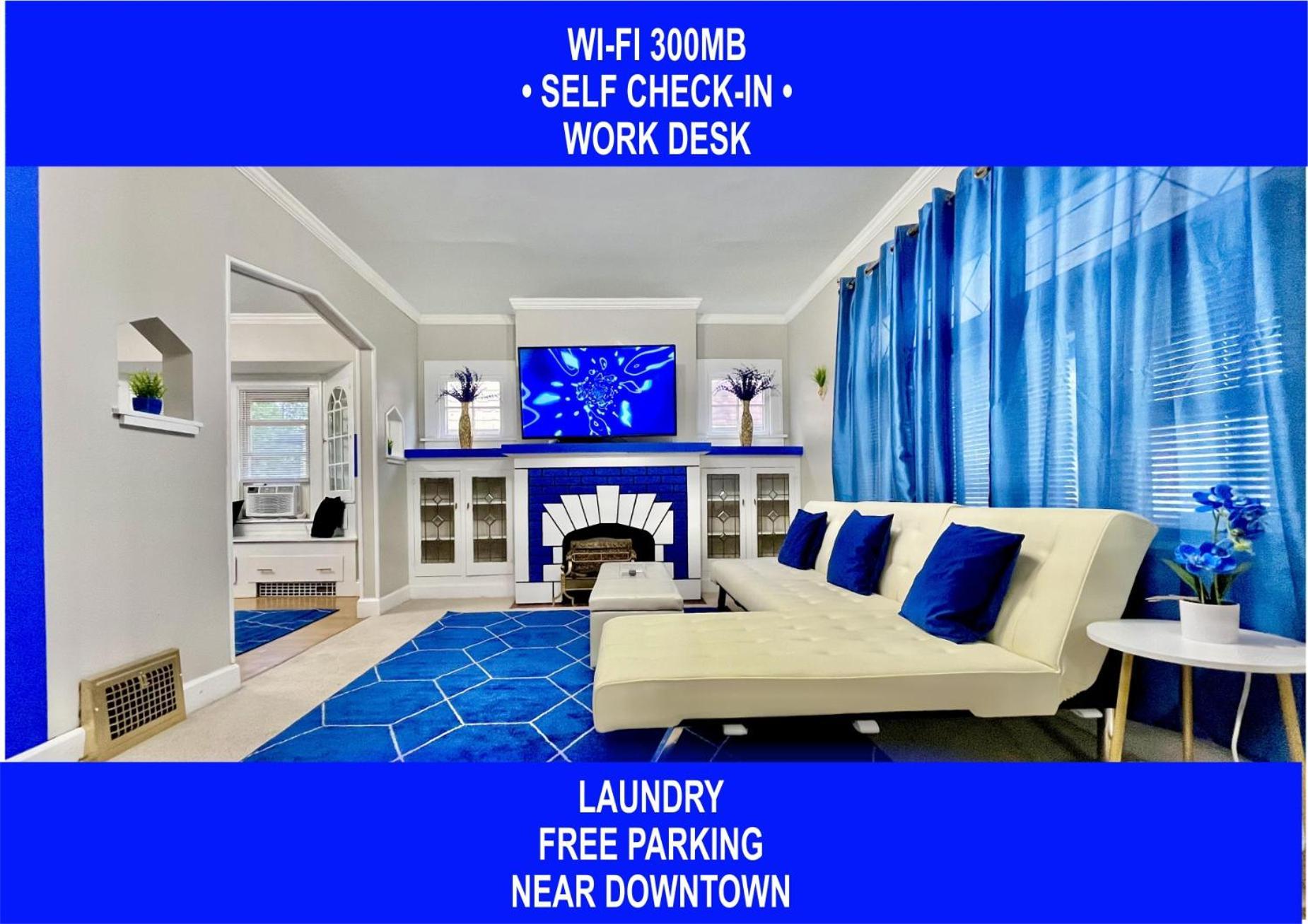 The Sapphire Haven - Your Old Brooklyn Oasis Awaits Families, Couples, Business Travelers Near Downtown With Parking, 300 Mb Wifi & Self Check-In Cleveland Bagian luar foto
